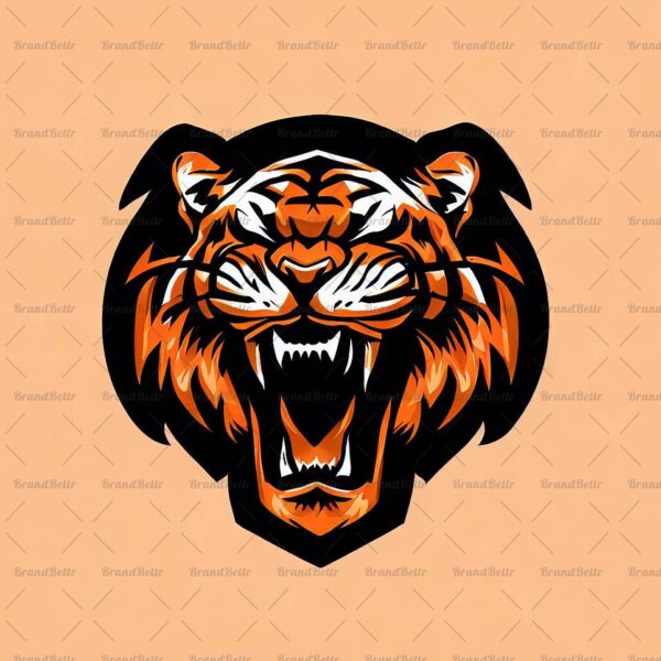 Brüllender Tiger